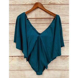 Raisins Curve Slimming Swimsuit Womens 14W Stingray One Piece Swimsuit New